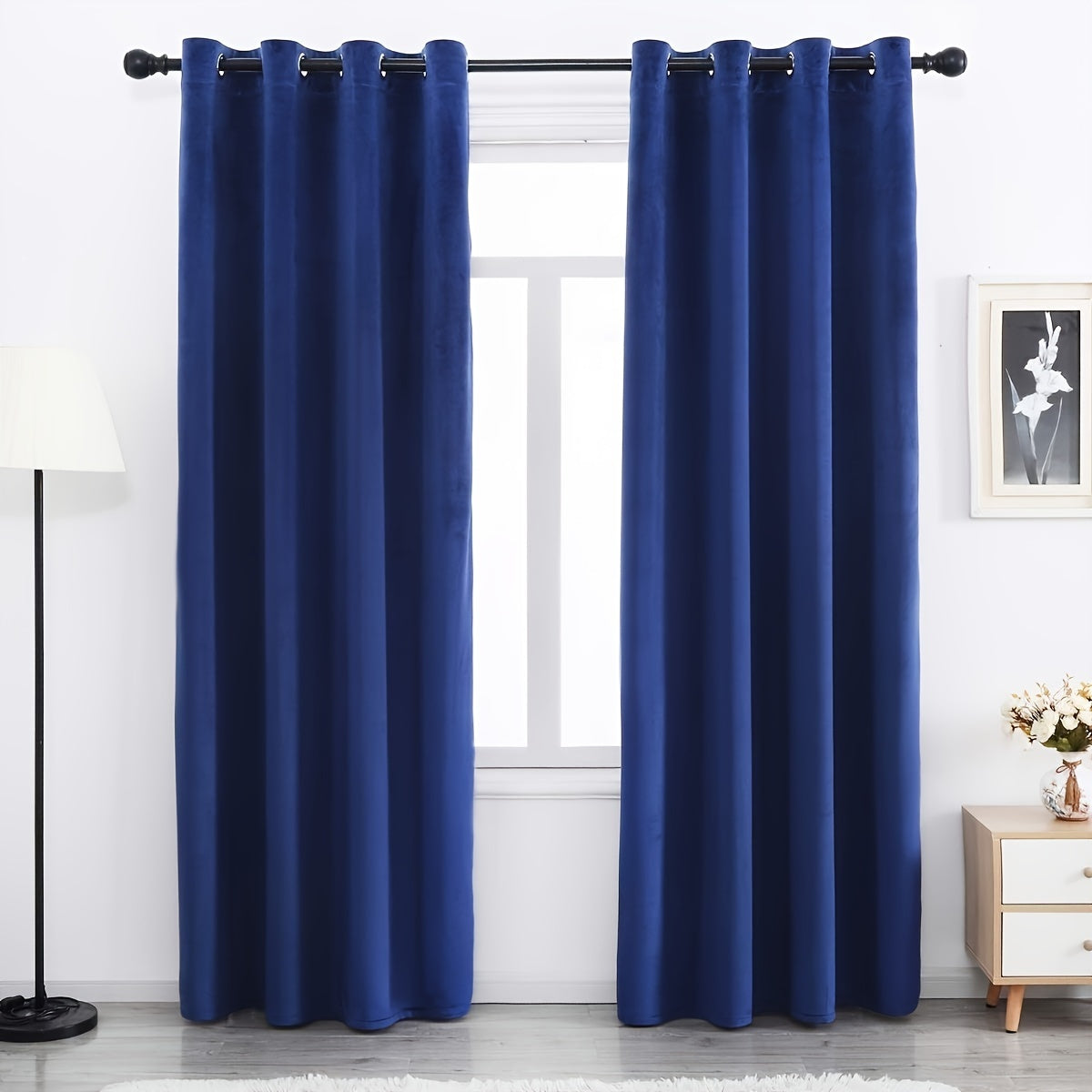 Velvet Curtains 52 Inches Width Soft Velvet Curtains Grommet